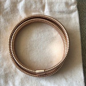 SOLD - Jcrew rose gold stretch bracelet